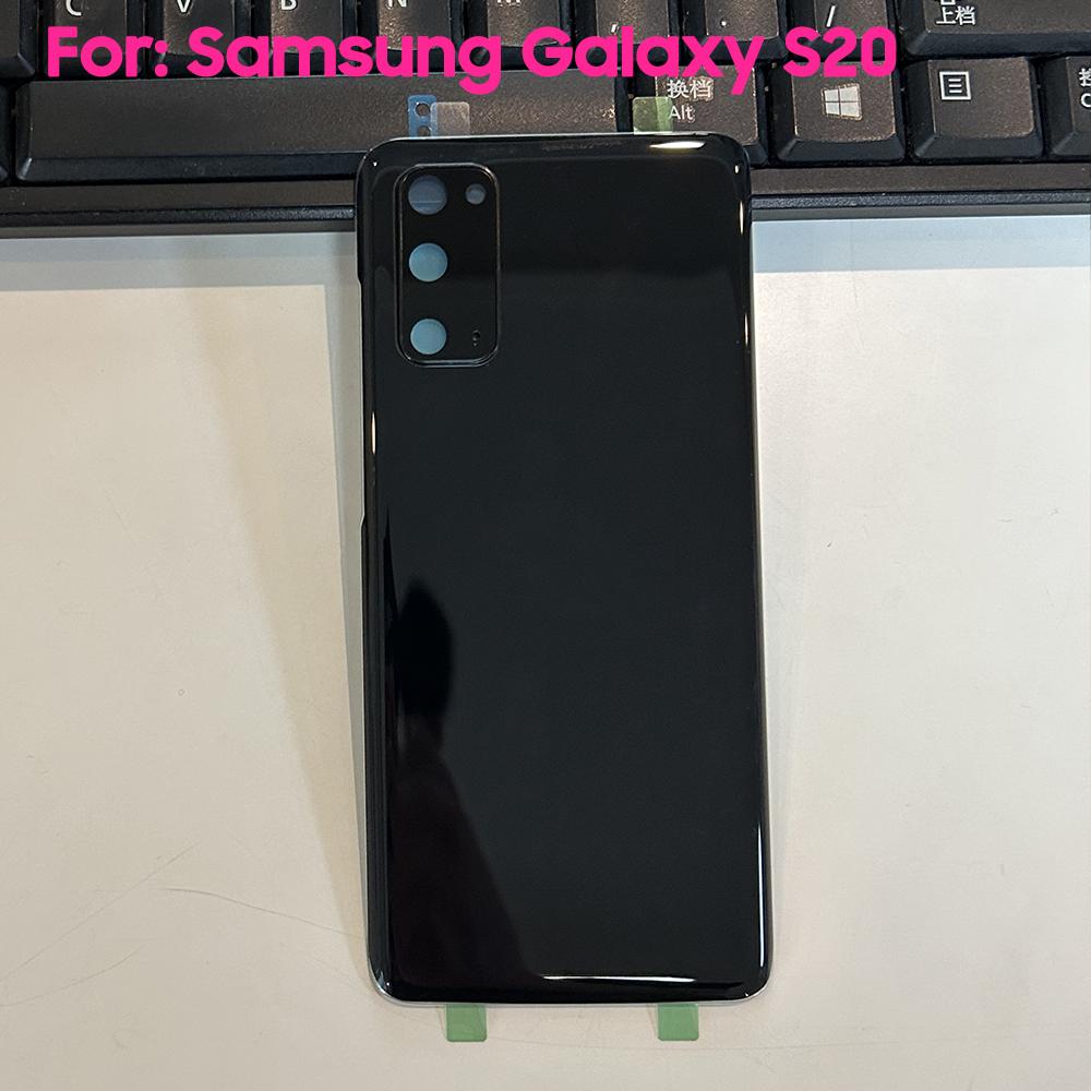 Задние крышки Крышки аккумулятора Корпус Для Samsung Galaxy S20 S20 Plus S20+ Задний Чехол из стекла