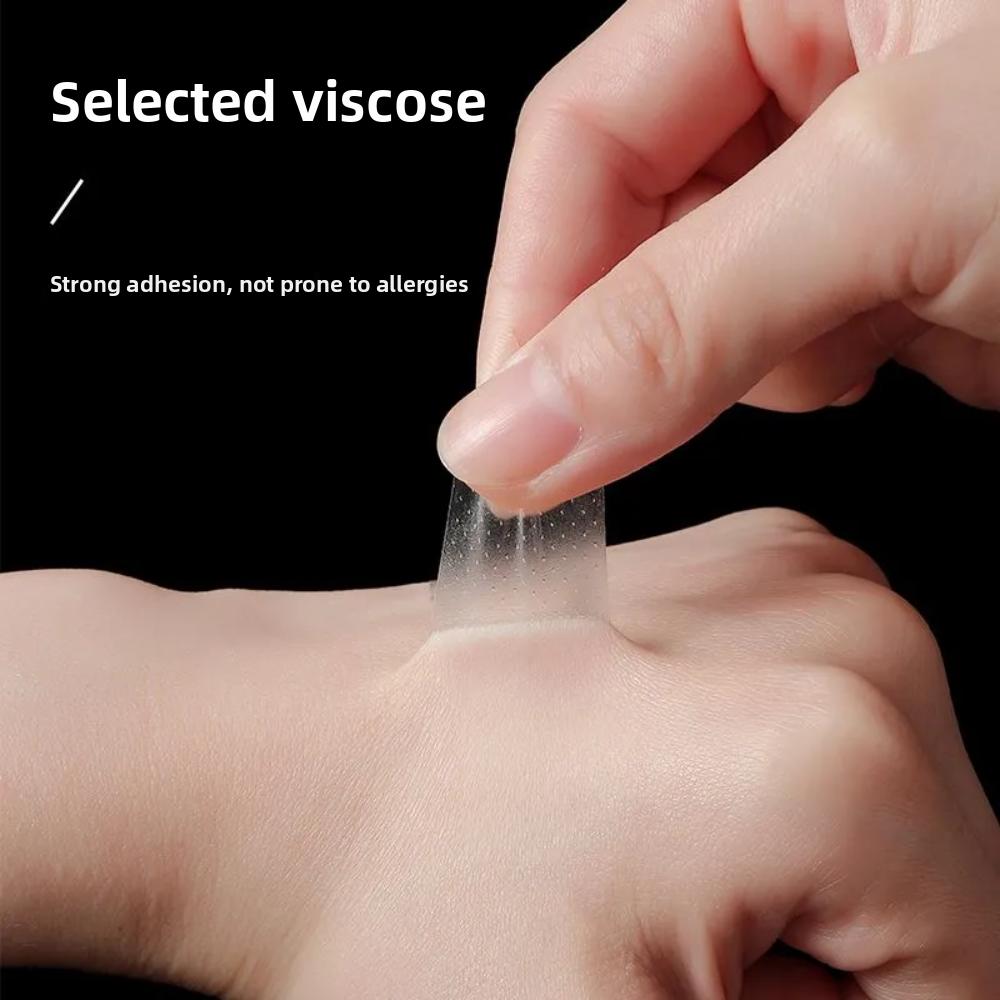 60Pcs Anti-friction Waterproof Sticker Transparent Foot Patch for Children Bathing Swimming