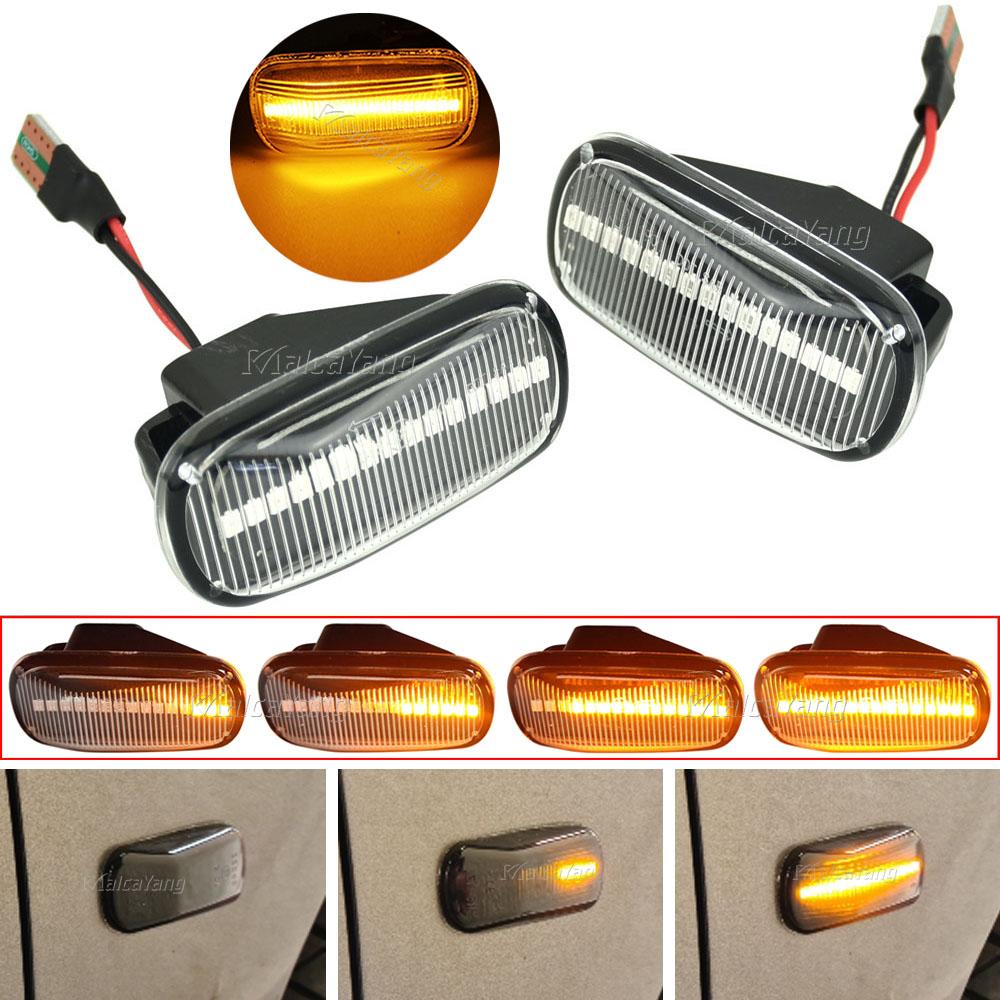 Auto Parts Side Marker Lamp Dynamic LED Turn Signal Lights for Honda CRV Accord Civic Jazz Fit Stream Integra DC5 Odyssey Acura