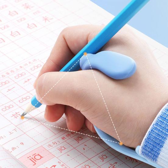 Ручка-корректор для детей Эргономичный дизайн Снижает усталость Регулируемый ремешок для запястья с защитой от зацепления Тренажер для осанки при письме