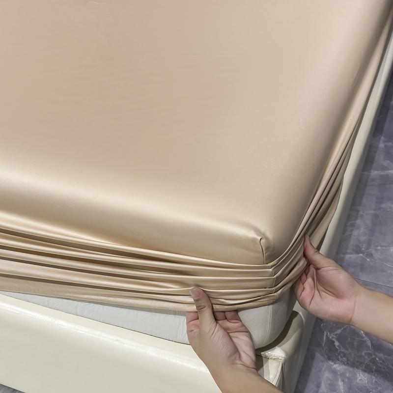 1000TC египетский хлопок роскошный комплект простыней 4/6 шт простыни однотонные плоские простыни с наволочками размер Queen King