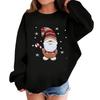 Children's Fashionable Casual Long-sleeved Loose Christmas Print Pullover Sweatshirt