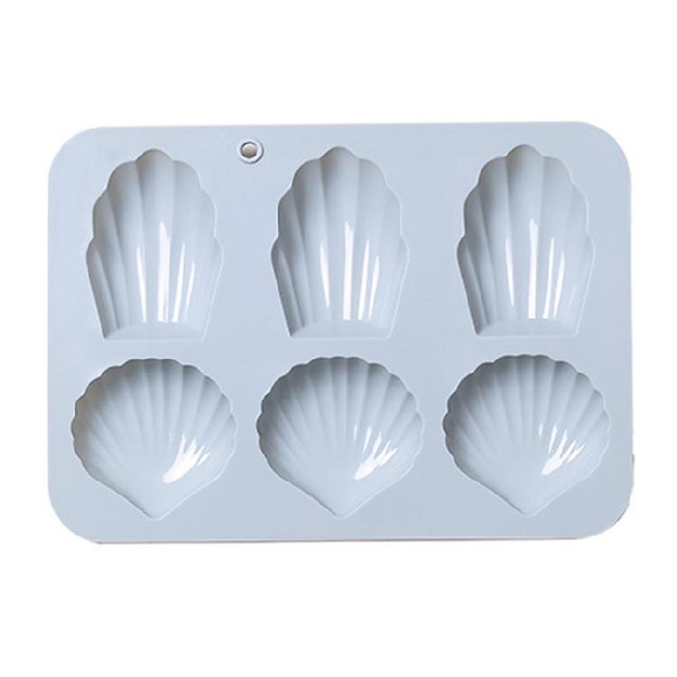 Форма для муссовых тортов 6 ячеек Форма для мадленов из силикона Инструмент для выпечки Легко моется