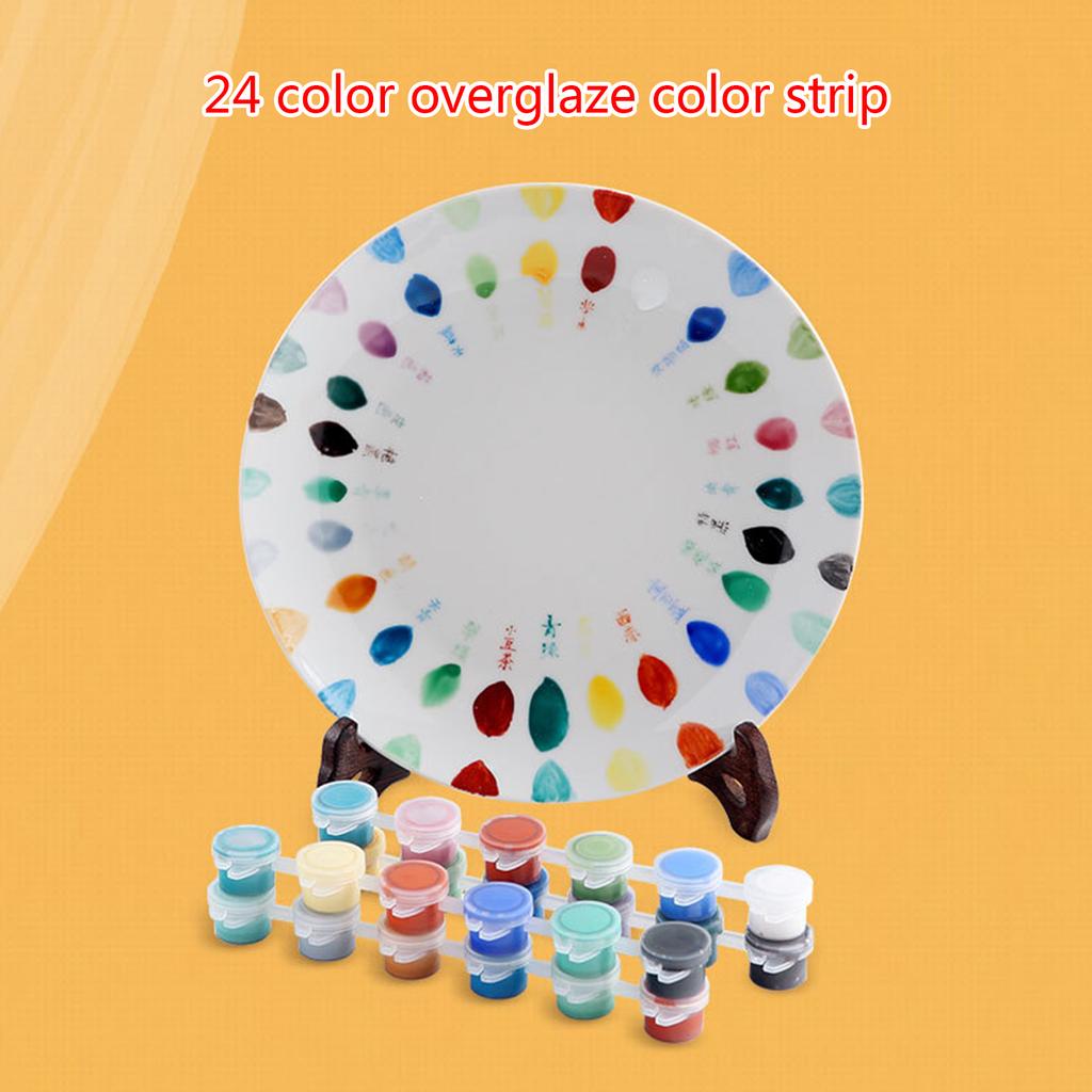 Ceramic Art Underglaze 6 Color Ceramic Pigment Practical Ceramic Art Painting Pigment Art Supplies for Beginners Artists