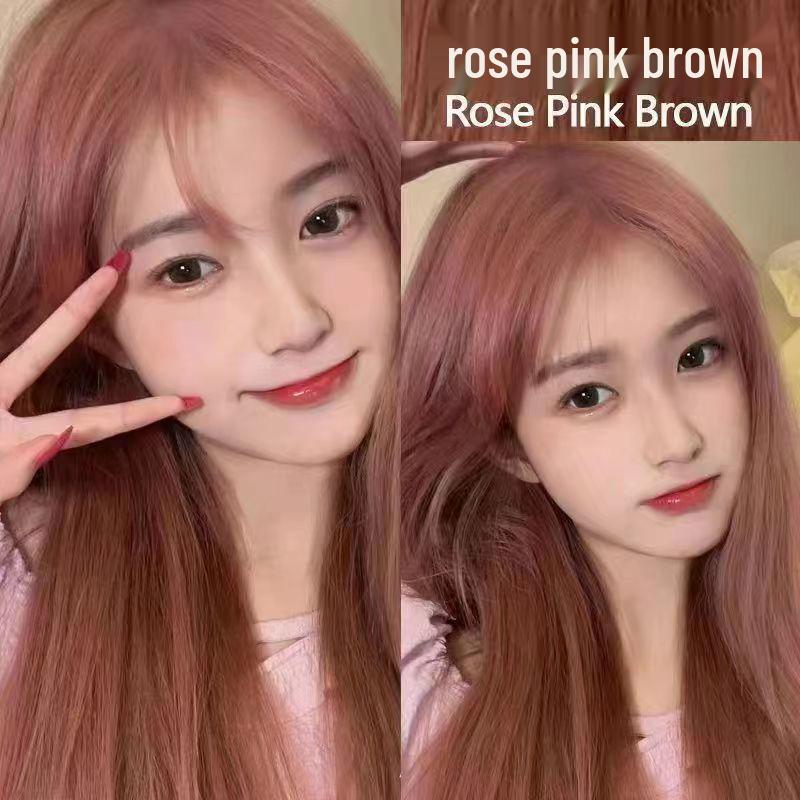 2026 Краска для волос: Серо-коричневый лен, цвет черного чая, с пользой для ухода за волосами