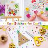 Set Self Adhesive Acrylic Material Gem Stickers - Acrylic Rhinestones for Crafts, Small DIY Craft Decorative Diamond Stickers