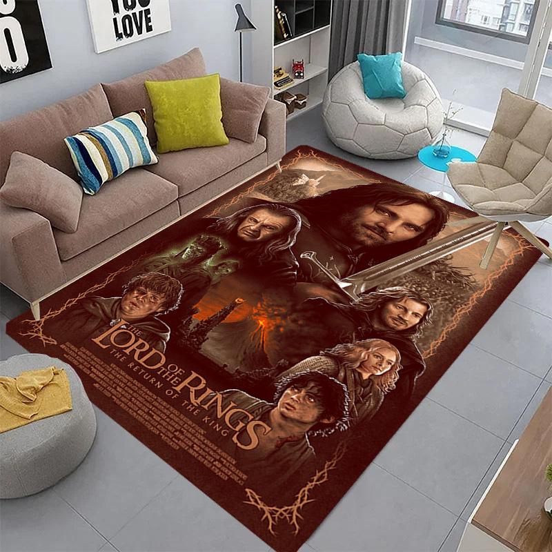 Middle-earth's Epic Saga carpet Living room and bedroom mats Suitable for all seasons Bathroom mat Art Protective pad