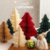 Большое елочное украшение 3D сотовый шар складная бумажная елка Navidad украшения настольный подвесной рождественский декор