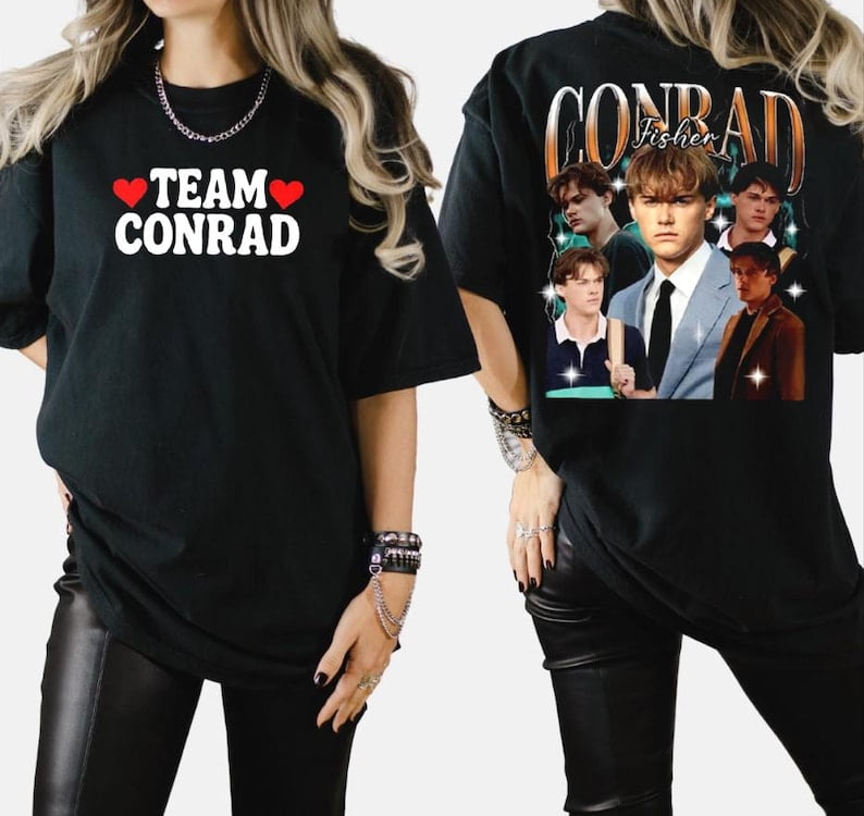 Футболка Team Conrad Bootleg Comfort Colors Футболка Conrad Fisher Футболка The Summer Turned Pretty Футболка Cousins Beach Футболка из фильма Y2k