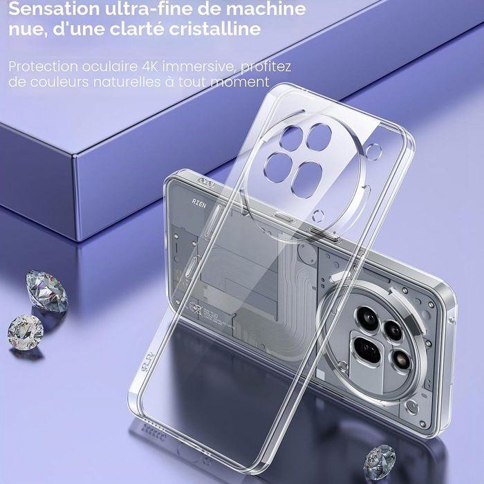 Coque pour Nothing Phone 3a Pro, Protection Silicone Transparent Antichoc Anti-Rayures Slim