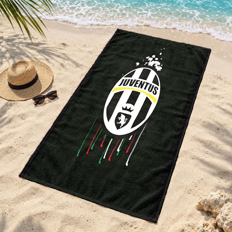 Juventus FC Microfiber Beach Towel Quick Dry Sand Free Lightweight Beach Towels for Travel Swimming Camping