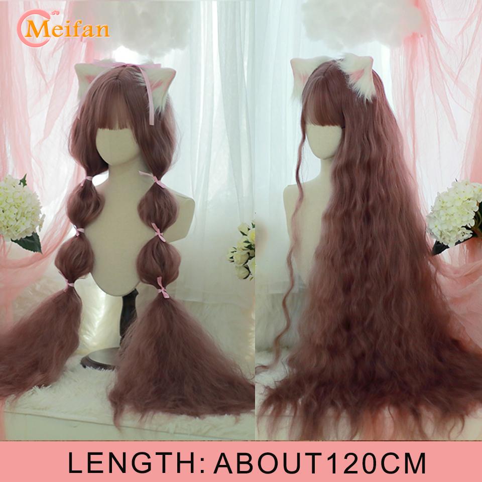 Супер длинные натуральные волнистые светлые парики с челкой, синтетические парики Лолиты для вечеринок, термостойкие для женщин