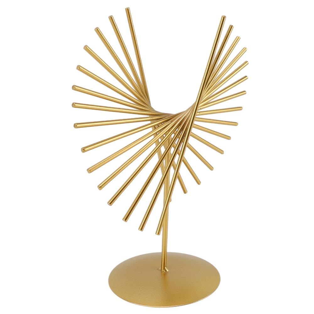 Iron Metal Tabletop Decorative Statue Indoor Display Metal Artwork Showroom Interior Decor