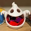 Yousheng Ghost Candy Bowl Spooky Serving Tray for Snacks Cheese Fruits Creative Plastic Platter Dish Halloween Party Supplies