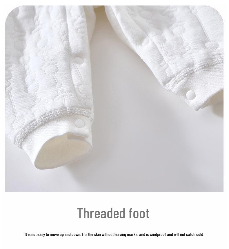 Унисекс зимний комбинезон: Плотный хлопковый ромпер с утеплителем для осени и зимы