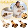 Hot Water Bottle With Soft Sleeve | Rubber Bee-shaped Dog Warming Product | Suitable For Home, Outdoor Travel, Night Vacation, Neck Warming