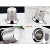 Tea Infuser Teapot Cup Pratical Tea Accessories Loose Leaf Tea Strainer For Mug Teapot Kitchen Accessories Filter Mesh Hanging