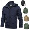 Kemping Yürish Jaketi Erkaklar Bahor Kuz Ochiq Havoda Sport Nafas Oladigan Palto Alpinizm Trekking Shamdan Himoya Sayohat Suv o'tkazmaydigan Jaket Katta O'lcham