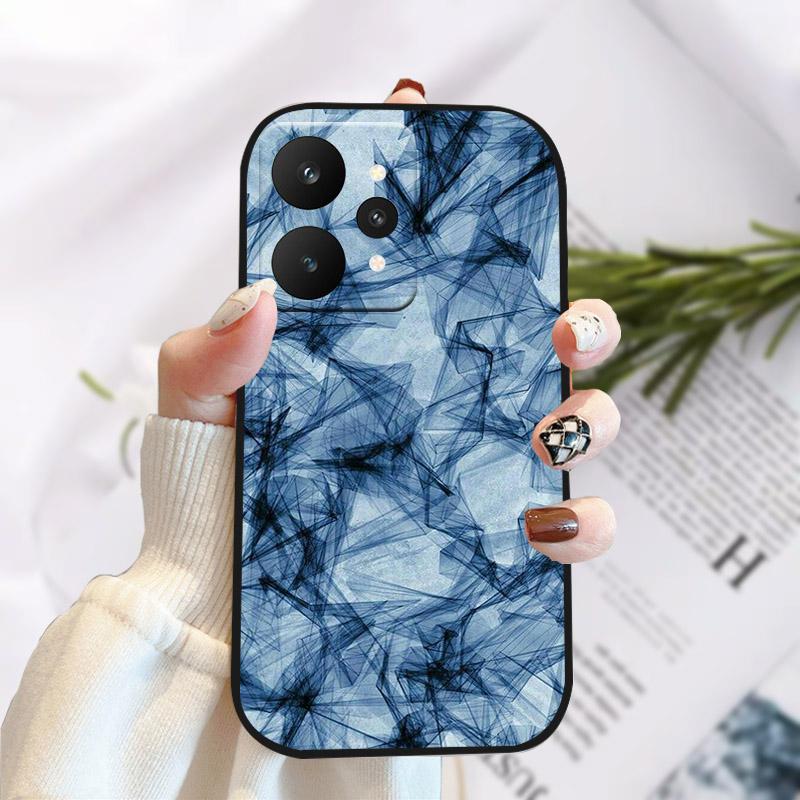 Чехол для Realme 15 15Pro 5G Стильный чехол с принтом на задней панели Для Realme15 15 Pro Мягкий ТПУ Силиконовый Funda Capa RMX5101 RMX5106 Бампер