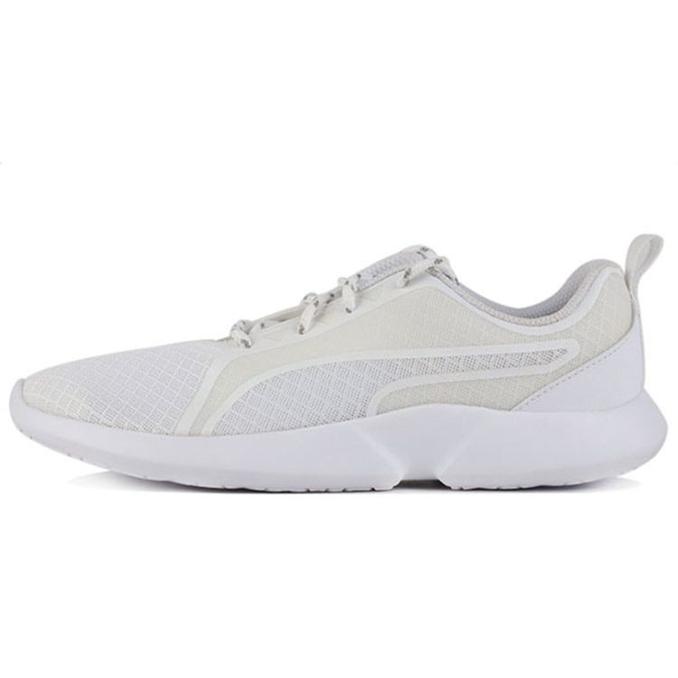 Puma Vega Evo Shock Absorbing Durable Non-Slip Low-Top Running Shoes Women Sneaker White 365287-01