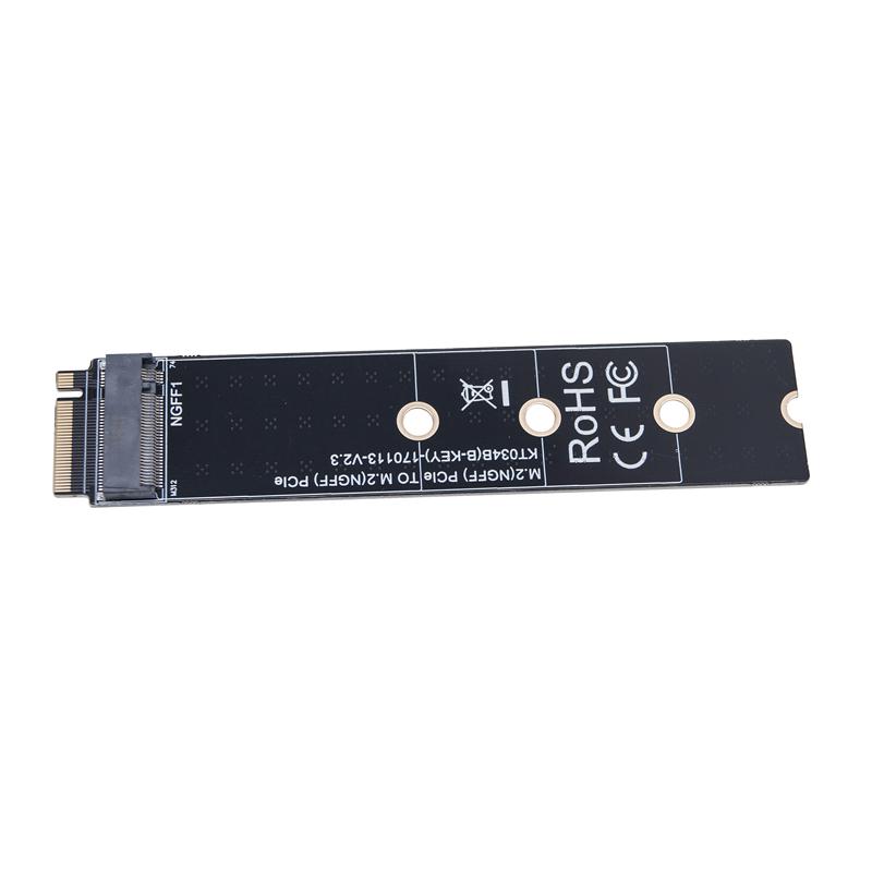 Плата-райзер M.2 NGFF NVME AHCI PCIE с разъемом M2 (B+M/M key) для тестирования и защиты SSD, male-female