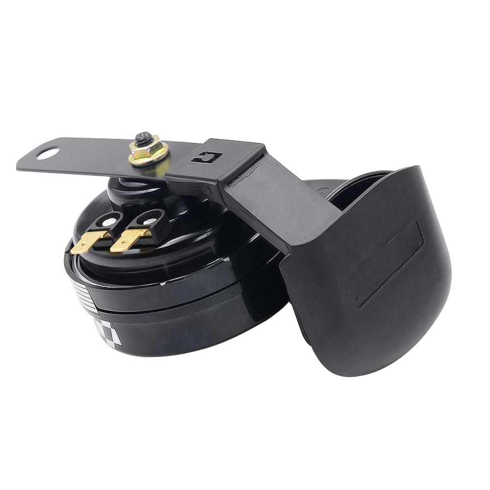 12 В воздушный мотоциклетный звуковой сигнал, громкий электрический звуковой сигнал в виде улитки, 130 дБ 510 Гц, автомобильный звуковой сигнал, однотональный для мотоцикла, автомобиля, мотоцикла, грузовика, автомобиля