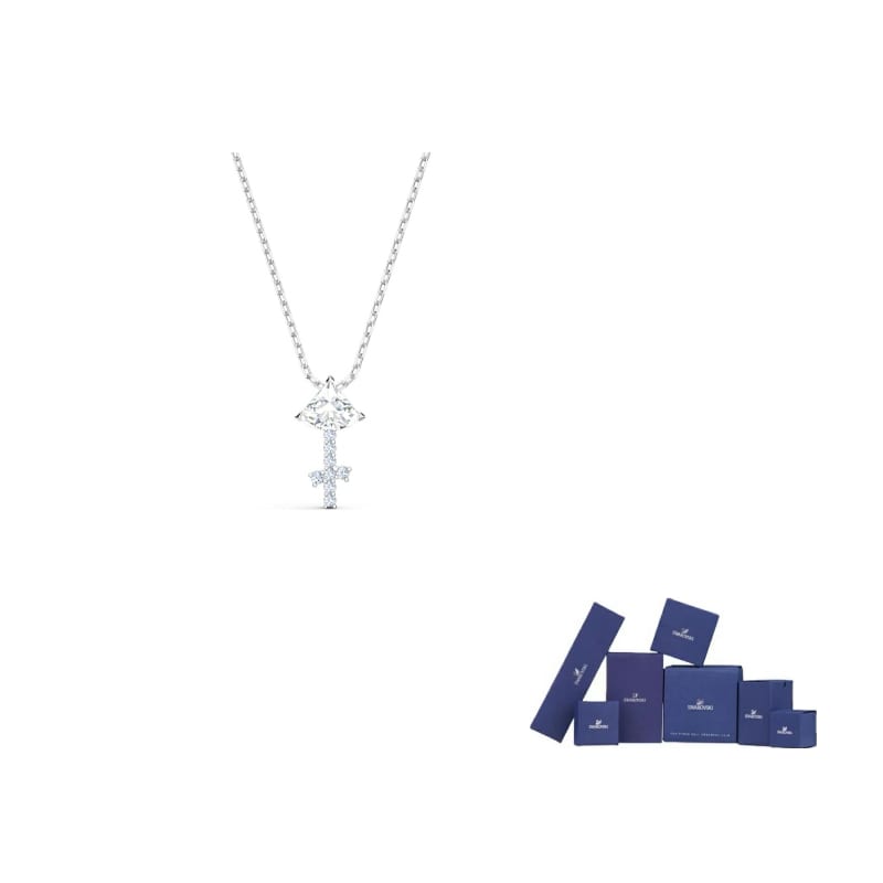 Swarovski Искусственные Хрустальные Ожерелья Женские Серебряные 5563897