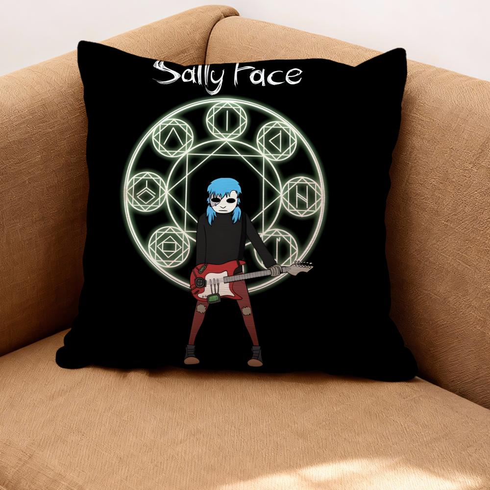 Чехол на подушку Sally Face Премиум Комфорт Двусторонний Чехол на Подушку - Дизайн Два в Одном для Любой Комнаты и Салона Автомобиля