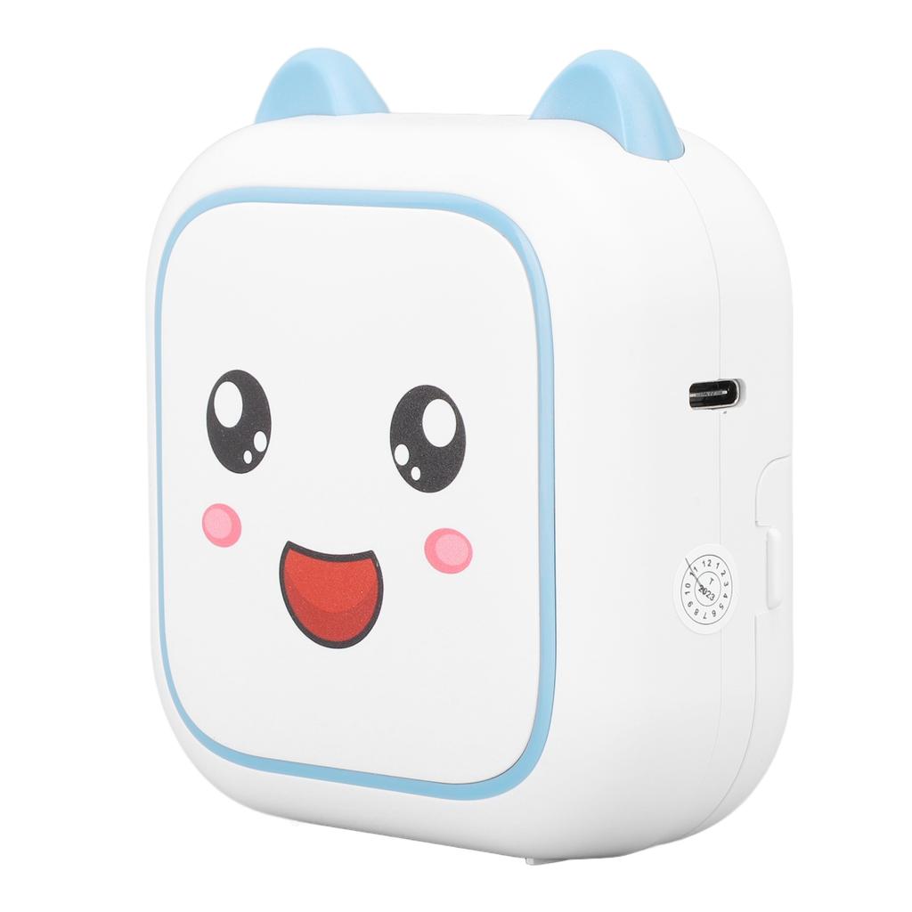 Mini Printer Inkless Easy To Carry 800mAh Rechargeable Battery Low Noise Bluetooth Mobile Thermal