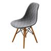 Маленький круглый жаккардовый чехол для стула Eames Shell в скандинавском стиле, современный минималистский чехол для обеденного стула