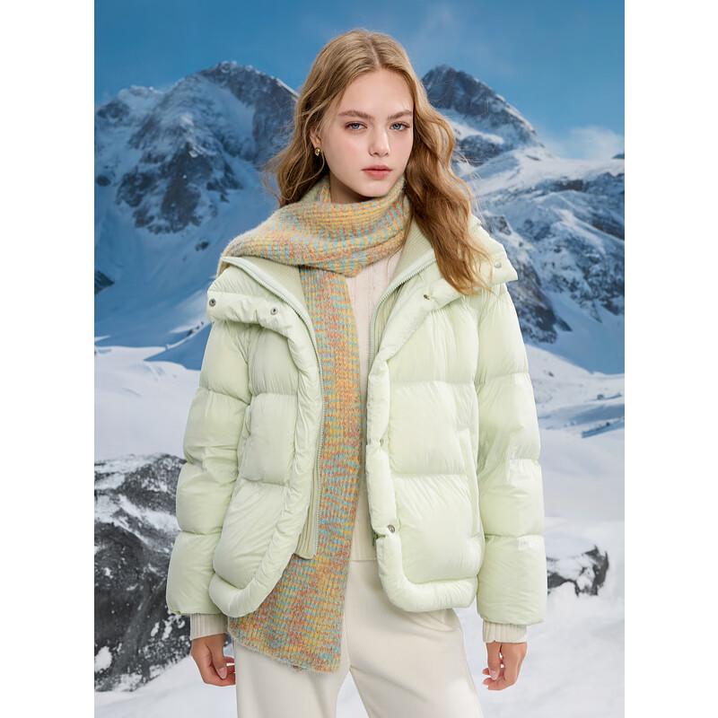 Sancai Duxing Women's Short Loose Puffer Down Jacket