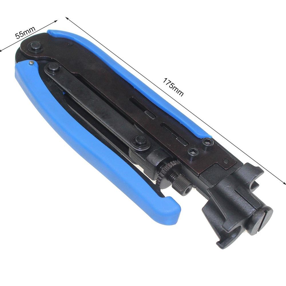 Совершенно новый инструмент для обжима коаксиального кабеля RG6 RG11 RG59, компрессионный инструмент для F-коннектора Новый