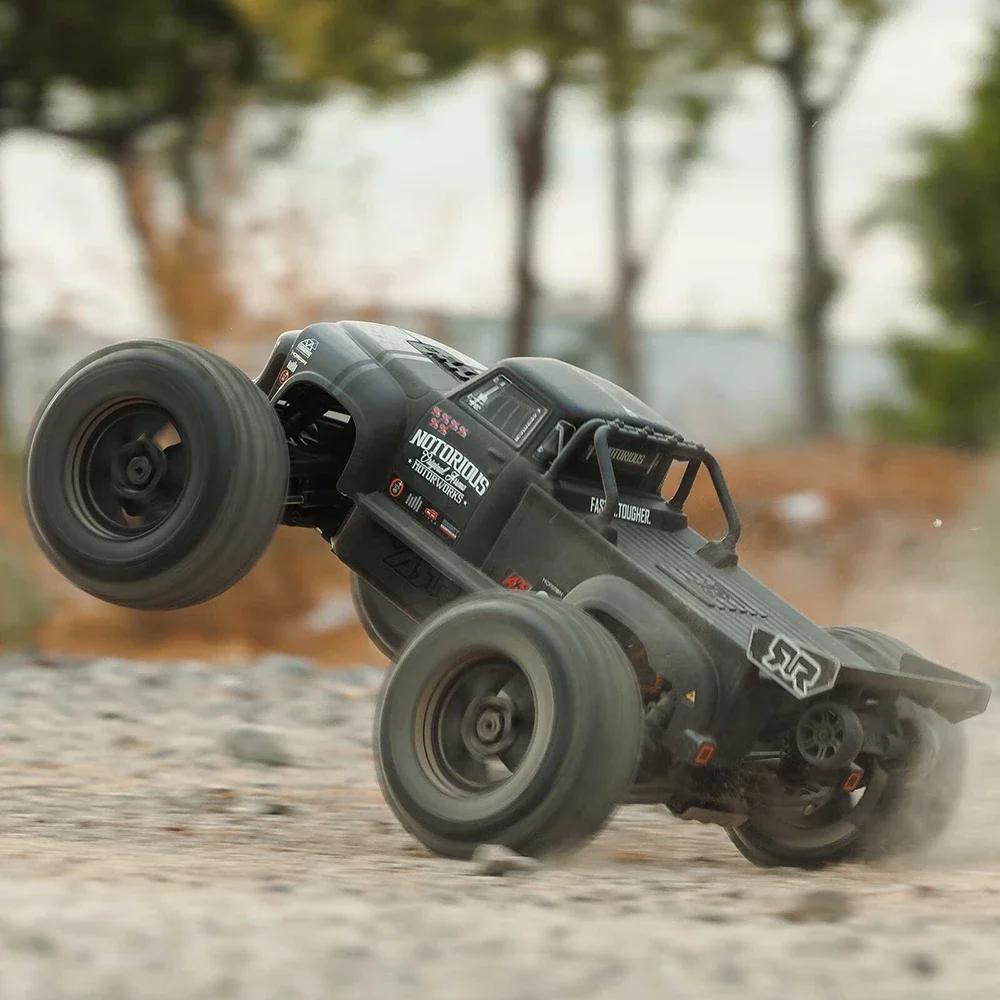 AAXS1 ARRMA ARA8611V6 NOTORIOUS V6 6S 4X4 BLX Brushless 1/8 RC Electric Remote Control Model Car Monster Truck Adult Children's Toys