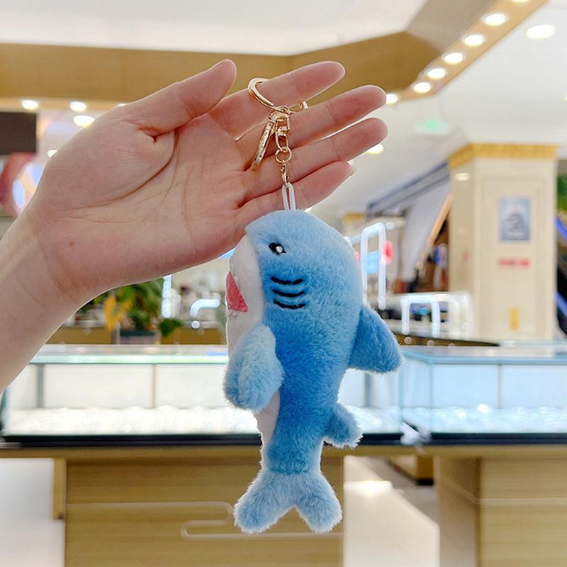  Подвеска в виде радужной акулы, плюшевая игрушка, милые красочные глубоководные сказочные существа, красивая сумка, классный декоративный брелок, подарок на день рождения