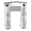 Motorcycle 4" Handlebar Riser Clamp Kit For Harley Softail Breakout 1.25" Bar