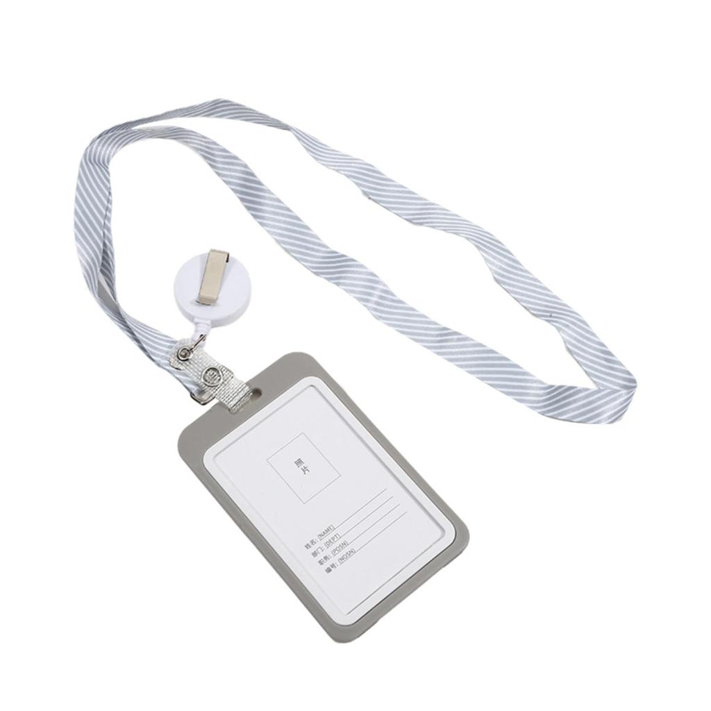Ланьярды Держатель для бейджа Прозрачный Выдвижной Бейдж-ролик Съемный Держатель для ID-карты Рабочие аксессуары для медсестры Держат ID-карты Рабочие удостоверения Подходят