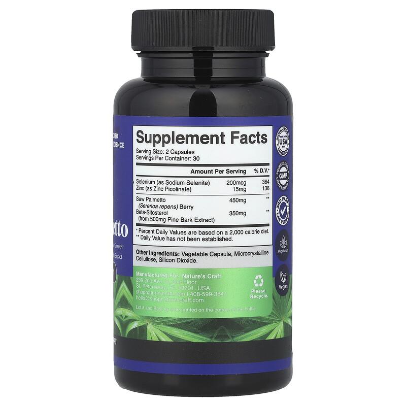 Men's Saw Palmetto, 60 Capsules