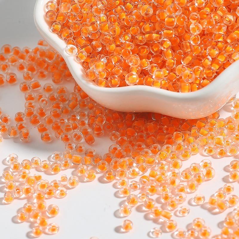 2-4 мм окрашенные бусины из риса, стеклянные бусины, материал для самодельных украшений, самодельные серьги, бахрома, бусины-россыпи