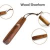 1Pc Wooden Shoe Horn Portable Craft Shoes Accessories Solid Wood Shoehorn