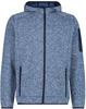 Jacket CMP Man Jacket Knitted Fix Hood (3H60847N) Fleece Jacket (3h60847n-09lt