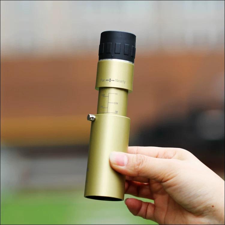 Monocular Telescope Telescopic 10 Times Portable High Magnification Pocket Low Light Night Vision Handheld Mobile Phone Peripheral Telescope