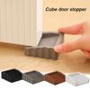 1PC Windproof Door Stopper Bedroom Matte Surface Wedge Office Door Stopper Classroom Anti-Collision Creative 4 Colors Available