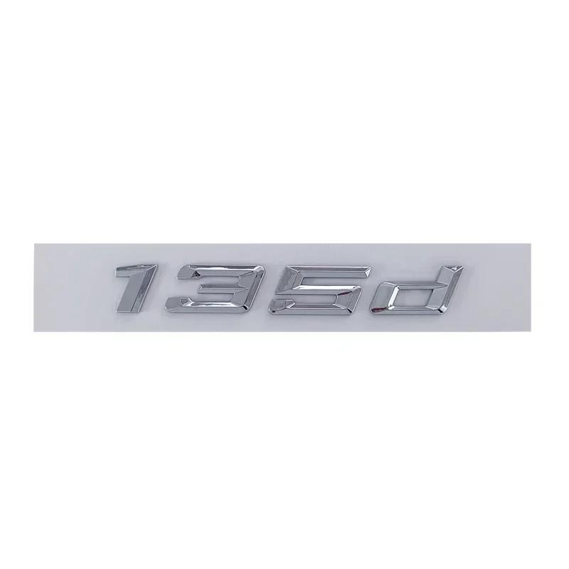 ABS 3D Car Rear Trunk Letter Badge Emblem Exterior for BMW 116d 118d 120d 125d 135d 218d 220d 240d Auto Modification Accessories yj2
