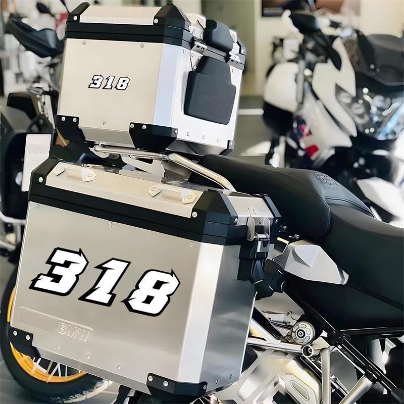 Белые светоотражающие наклейки JDM для автомобиля, водонепроницаемые декоративные чехлы для мотоциклов