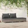 VidaXL Garden Lounge Set 3 Pcs with Cushions Grey Wicker, Garden Lounge, Outdoor Lounge Set, Set of 362692