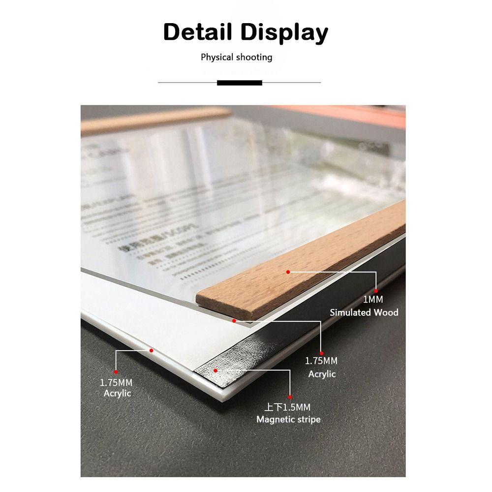 Акриловая рамка для сертификата A3/A4/A5, рамка для лицензии на ведение бизнеса, высококачественная выставочная рамка