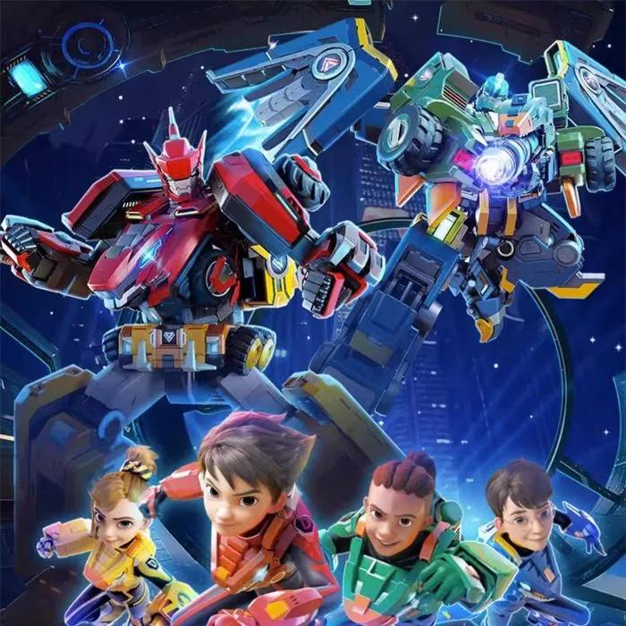 Dinoster. Large Figurine of the Hero Lucio In a Dino Suit 23 Cm.