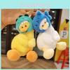 Adorable Plush Duck Keychain Cute Cartoon Animal Soft Short Plush Toy 15cm