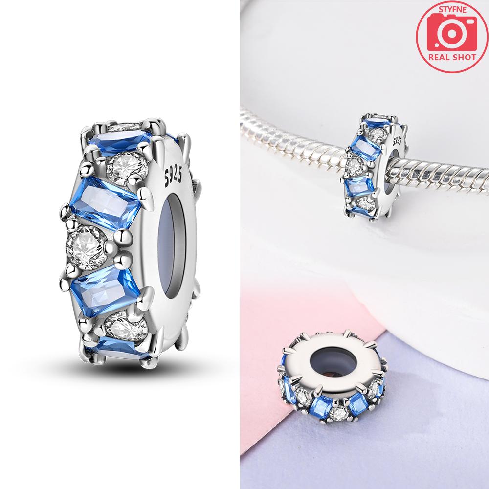 Springtime Copper Gem Butterfly Dragonfly Flowers Charms Pendant Fit Pandach Original Bracelets Diy Little Fresh Jewelry