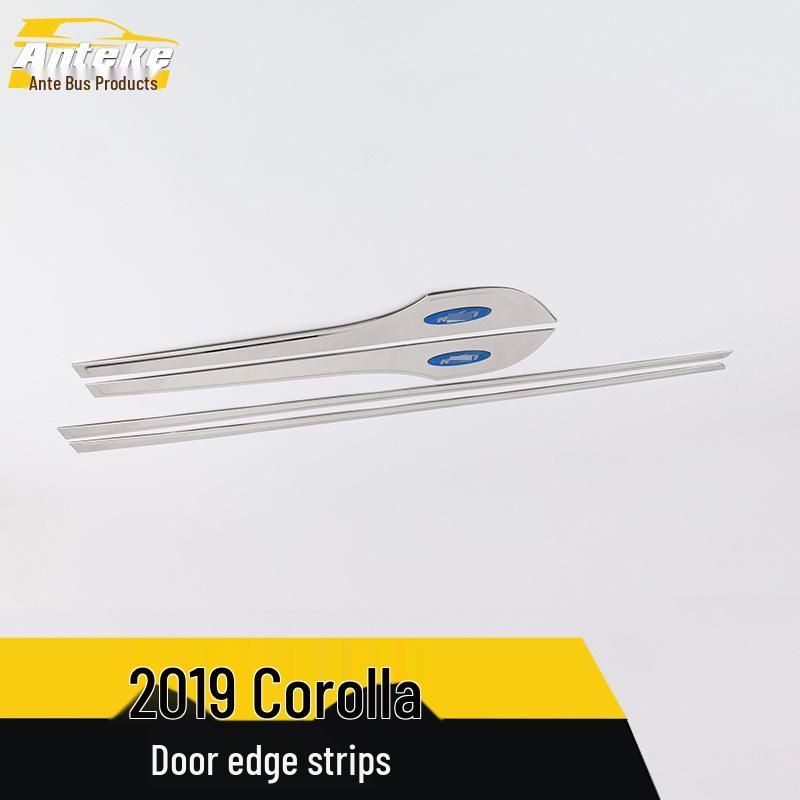 2019 Corolla Door Side Trim: Anti-Collision, Anti-Scratch Bright Strip